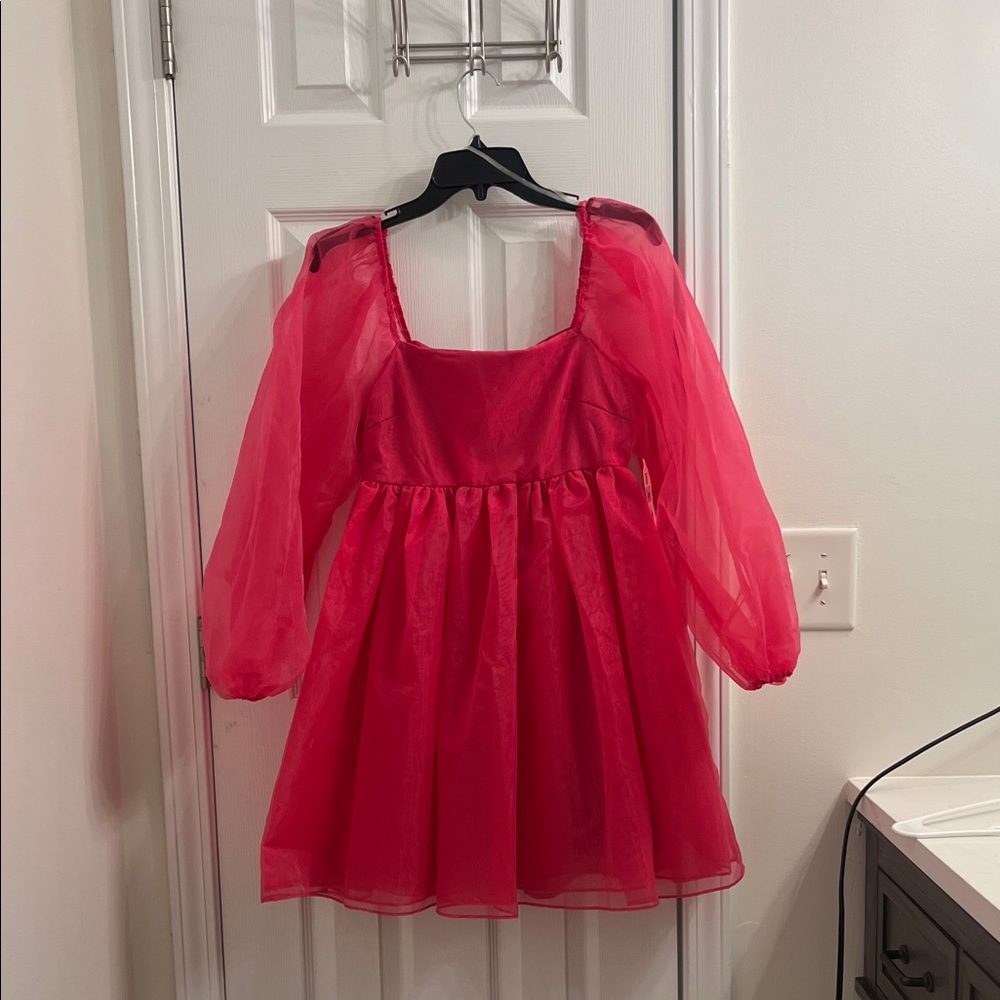 NWT Altar'd State Pink Babydoll Dress